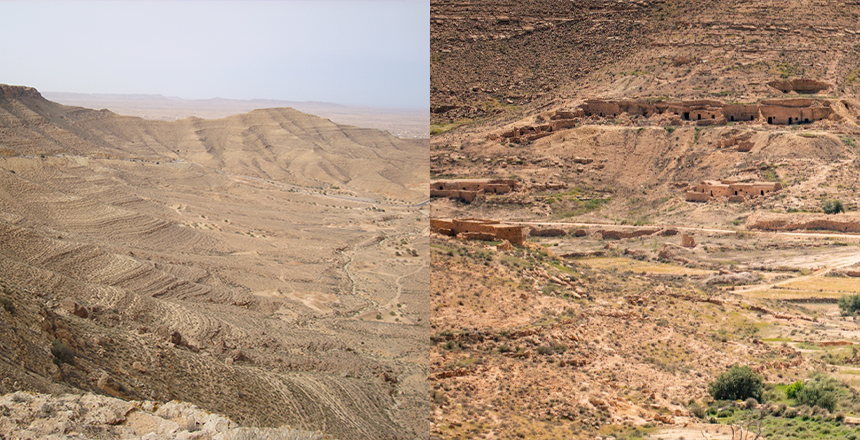Tataouine Fan Club - Les paysages uniques de Tataouine : entre désert et montagnes